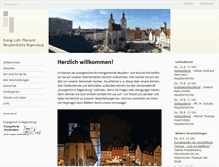 Tablet Screenshot of neupfarrkirche.de